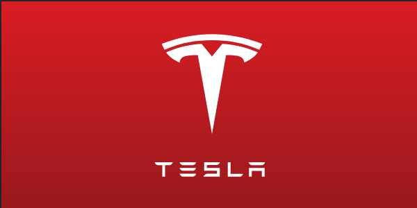 Tesla brand logo decal supplier